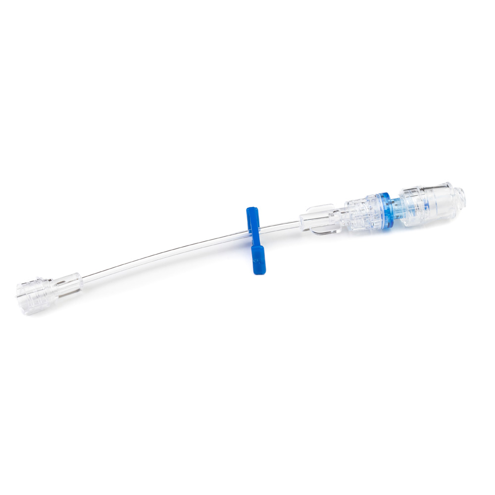 Single Lumen Extension Set with Check Valve with Negative Needlefree Valve