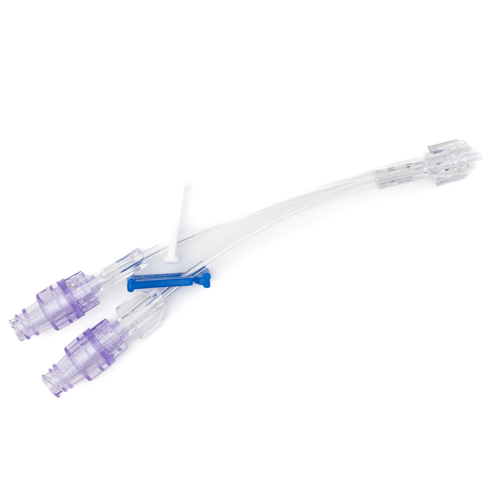 Double Lumen Extension Set With Neutral Needlefree Valve