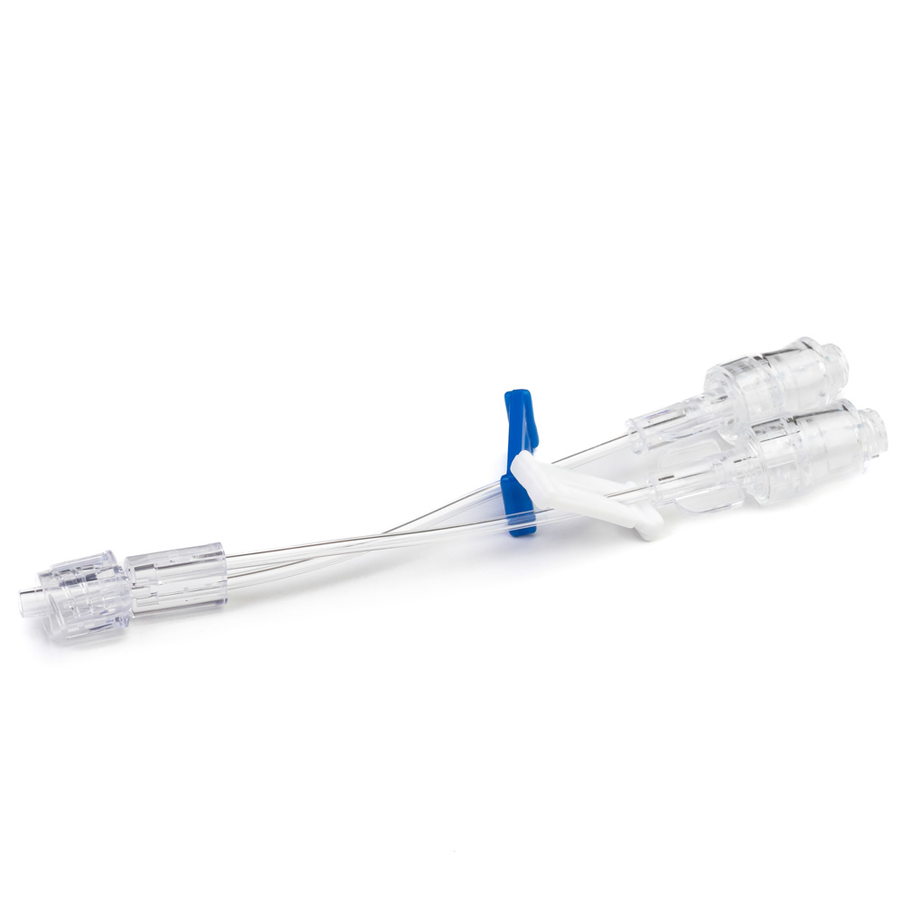 Double Lumen Extension Set With Negative Needlefree Valve