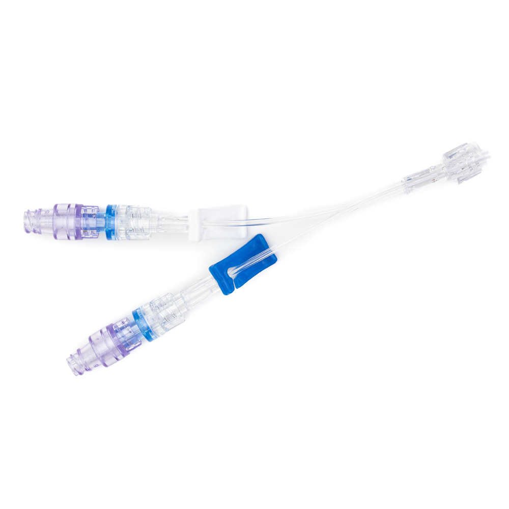 Double Lumen Extension Set With Checkvalve With Neutral Needlefree Valve