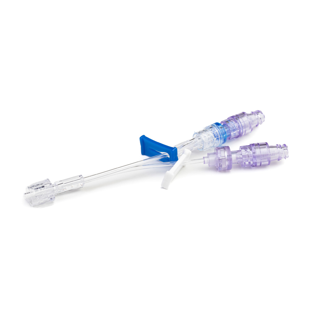 Double Lumen T Extension Set With Neutral Needlefree Valve